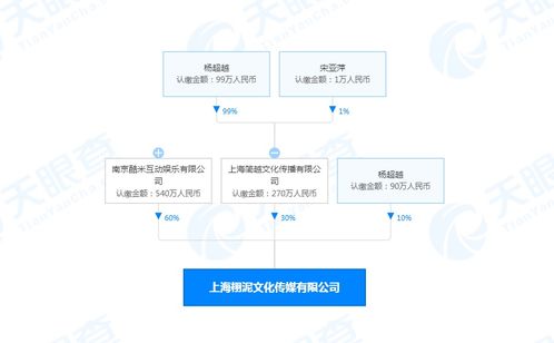 楊超越跨界投資AI領域，新公司布局傳媒與人工智能軟件開發